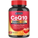 CoQ10 200mg med PQQ & Shilajit - Hög Absorption med Bioperine Coenzyme Q10 Supplements - Kraftfull antioxidant för hjärt- och hjärnhälsa och energiproduktion - 120 Veggie kapslar