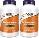 NYT Ruokalisät,Glucomannan (Amorphophallus konjac) Puhdas jauhe,Tukee Säännöllisyys*, Terveellinen painonhallinta*,8 Ounce,(Pakkaus 2)
