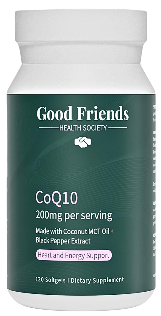 Ubiquinol CoQ10 200mg - Korkea imeytyminen Black Pepper Extract & Coconut MCT Oil - 120 Softgels, Lab- Tested, Ei siemenöljyjä, ei-GMO - sydän- ja energiatuki