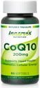 Korkea Imeytyminen CoQ10 200 mg Softgels for Heart Health & Energy Metabolia - Potent Antioksidantti täydentää Statin käyttäjille - 30 päivän tarjonta Innervis Nutrition