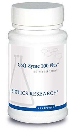 BIOTIIKKA TUTKIMUS Coq Zyme 100 Plus 100 mg emulgoitu Co Q10, korkea imeytyminen, lisätyt B-komplex-vitamiinit, sydämen terveys, terve energiataso 60 kapselia