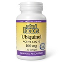 Naturfaktorer Ubiquinol 100 mg - Stöder hjärthälsa och naturlig vitalitet - Antioxidantstödstillägg med överlägsen absorption - Energistöd med linfröolja - 120 Softgels (120 portioner)