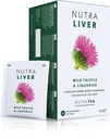 NUTRALIVER - Liver Detox & Cleanse Tea - Milk Thistle, Turmeric & Fennel - 40 Avslöjda Teväskor - Herbal Tea - 2 Pack