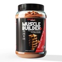 GMU SPORT - Muskelbyggare + Protein med 3g Kreatin, 1,5 g HMB, Collagen & Enzymes | 25g Protein, 28g Carbs, 240 kalorier | Low Sugar Whey Protein för styrka, återhämtning och muskeltillväxt - 20 portioner