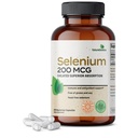 Futurebiotics Selenium 200 mcg - Seleeniaminohappokompleksi - Essential Trace Mineral with Superior Absorption, Non GMO, 250 kapselia