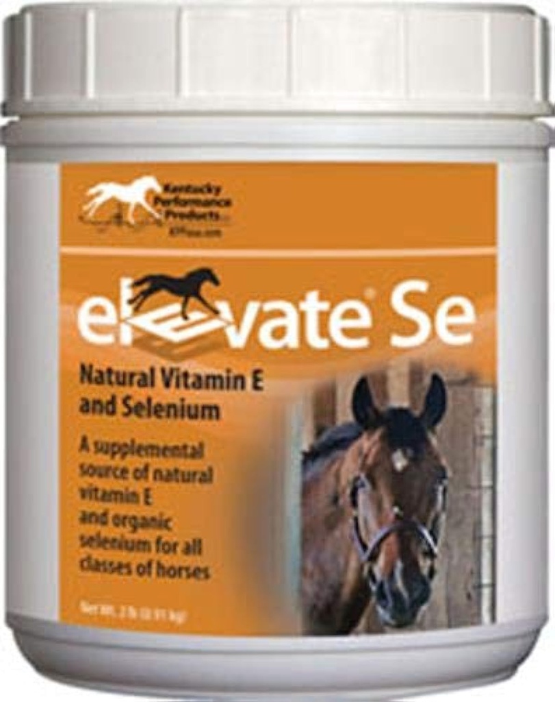 Kentucky Performance Prod Elevage Se Natural Vitamiini E ja Selenium Powder for Horses, 2 punta kontti