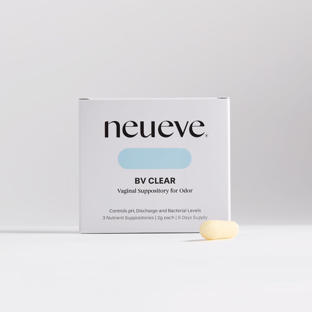 NeuEve BV Clear för <45 | för vaginal lukt och bakteriell vaginoshjälp | pH-balansering och erbjudanden med Gardnerella Vaginalis och återkommande BV