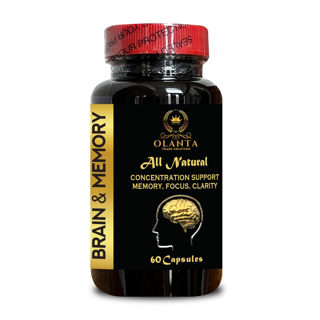 Mind Matrix Memory & Focus Enhancer - Premium Brain Support Formel med naturliga ingredienser för mental skärpa & kognitiv prestanda - 1 flaska