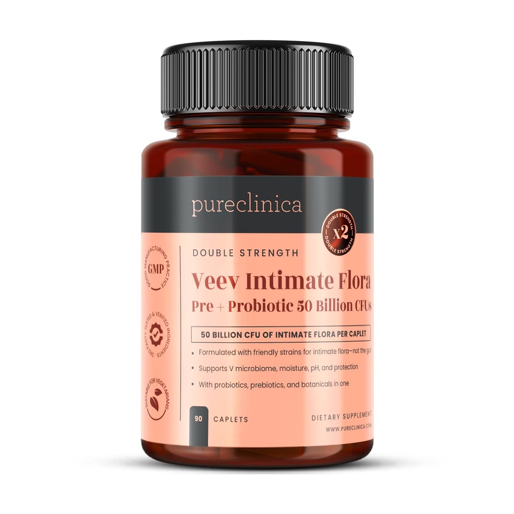 Puhdasklinica Veev Intimate Flora - Vaginal & Gut Microbiome Support 