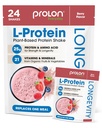 Prolon Longevity Plant Based Protein Powder | Muscle Synthesis & Repair, Hälsosam åldrande, Boost Performance | Vitaminer, Gluten Fri, Aminosyror, Antioxidanter | 25g Protein | Berry, 24 Packets