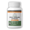Lone Star kasvitieteet Organic Spirulina kapselit 100% puhdas sinivihreä Algae, Ei Fishy Smell, Superfood Supplement, Vegan, ei-GMO, Gluteeniton (120 kreivi, Vihreä Spirulina)