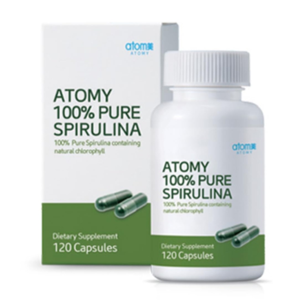 Spirulina 1,69oz (48g), 120kapsulia, 100% puhdasta