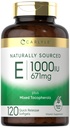 Carlyle-vitamiinia, jossa on sekoitettuja tokoferoleja 