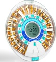 Windtrace Automatic Pill Dispenser för äldre, elektronisk månatlig Pill Organizer med Alarm & Light, 28 Day Smart Lock Medication Dispenser, Timed Pill Dispenser Machine för recept och vitaminer