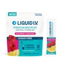 Flytande I.V.® Hydration Multiplier Sugar-Free - Raspberry Lemonade | Electrolyte Powder Drink Mix | 1 Pack (14 portioner)