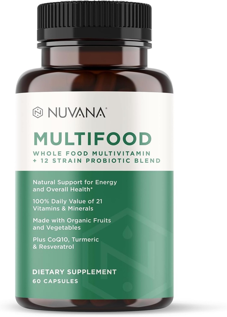 Multifood Koko ruoka Multivitamiini miehille ja naisille 21 Organic Fruits & Vegtables 