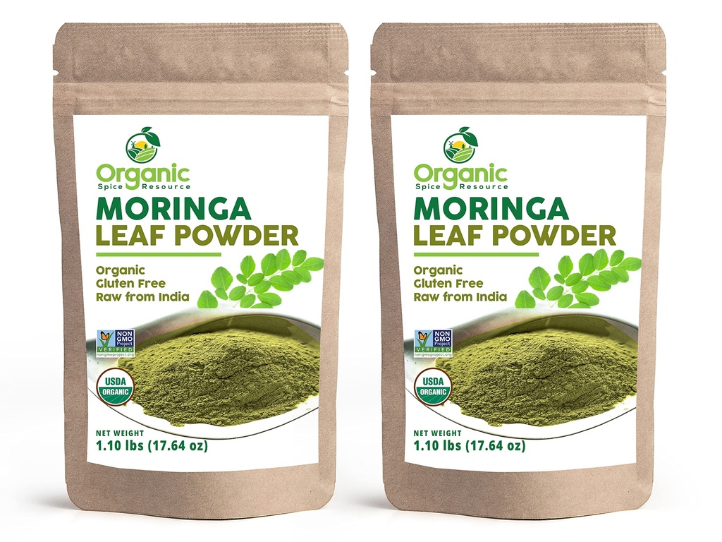 Organic Moringa Powder - 35.28 oz ...