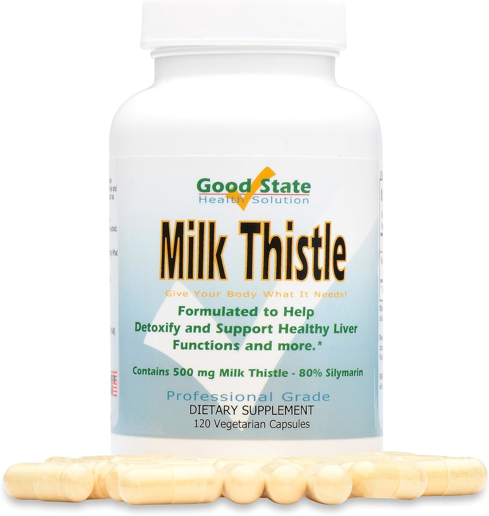 Good State - Milk Thistle Extract - (500 mg) (80% silymarinia) (120 kasviskapselia)