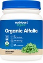 Nutricost Organic Alfalfa Powder 1LB - USDA Certified 100% Organic, Kasvissyöjä, Ei-GMO, Gluteeniton