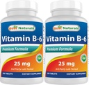 Bästa naturvitamin B6 25mg 250 tabletter (250 greve av 2)