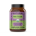 Complete Natural Products Pure Organic Milk Thistle Kapselit - 500 mg Silymarin Powder 100 pillerit