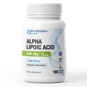 Puregen Labs Alpha Lipoic Acid 600mg [High Potency] Total 360 Veggie Caps, Antioxidant Support | No Harmful Additives | Non-GMO, NO Gluten och Dairy, 600 mg per kapsel - Made in USA - 2 Pack