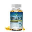 Triple Strength Omega-3 2160mg + EPA 1296mg + DHA 864mg + Natural Supplement for Healthy Heart/Brain Support, 120 Softgels, 60 päivän tarjonta