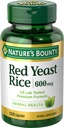 Nature's Bounty Red Yeast Riisi pillereitä ja kasviperäisten terveys täydentää, ravintolisä, 600mg, 120 kapselia