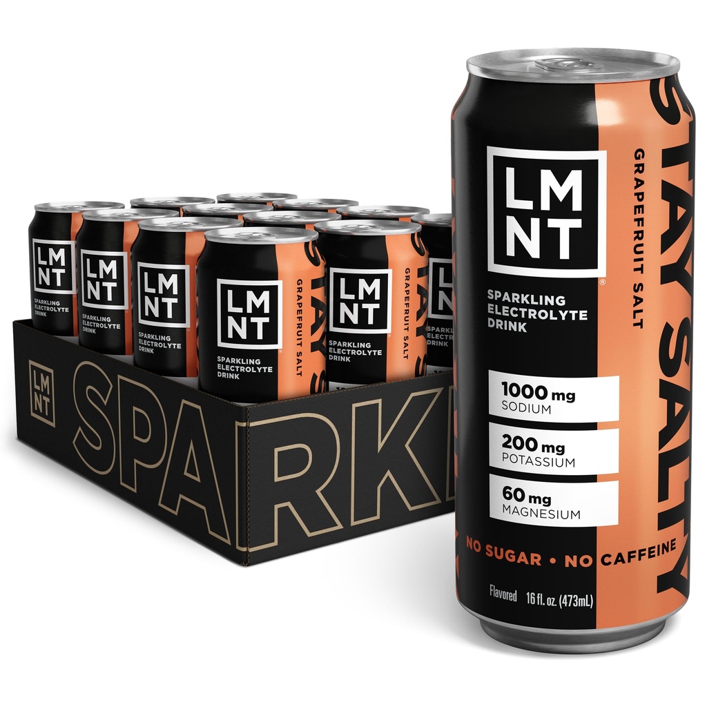 Drink LMNT Sparkling Electrolyte Drink - Greippi suolaa ...