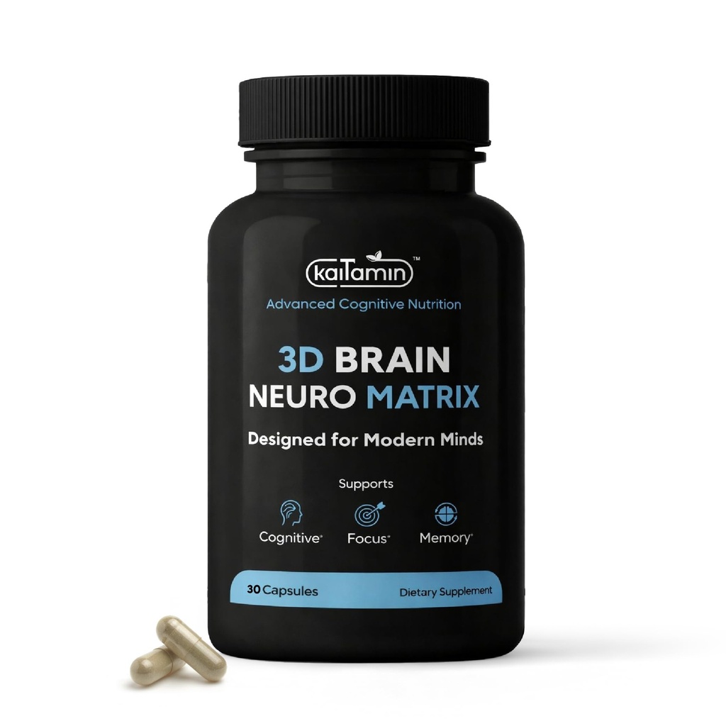 Memory & Focus Nootropic ... aivojen neuromatriisi Ginkgo Biloba & Huperzine A ...