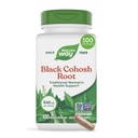 Nature's Way Black Cohosh Root, Traditional Support for Women's Health*, 540 mg per Serving, non-GMO Project Varmennettu, 100 kapselia