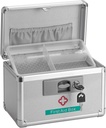 Metal Medicine Storage Box avain, 10 x 6 x 6,7