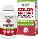 Probulin Colon Support Probiotic Supplement, Daily Gut, Digestive och Immune Health Probiotics Capsules för män och kvinnor, 20 miljarder CFU, Vegan, 60 Count Bottle