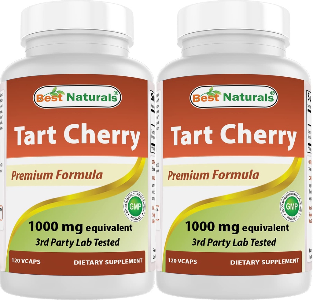 Best Naturals Tart Cherry Extract 1000 mg 120 kapselia (120 kpl)