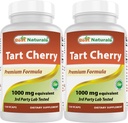 Best Naturals Tart Cherry Extract 1000 mg 120 kapselia (120 kpl)
