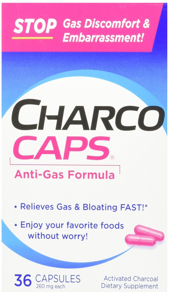 Anti-Gas ruokavalio täydentää Formula 36 kapselit