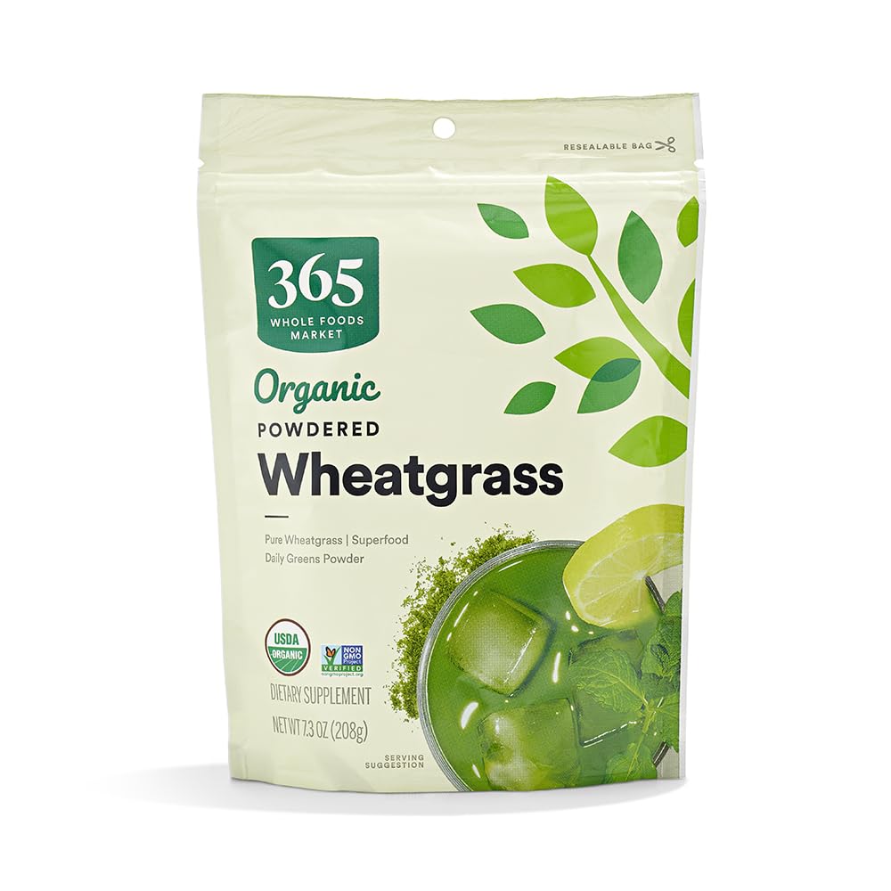 365 av Whole Foods Market, Organic Wheatgrass Powder, 7.3 Ounce