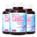 BioEmblem Kauneus Probiootit naisille, 35 miljardia PMY 14 kanta Biotiini, Collagen, Prebiootit digestiivinen terveys, hiukset iho ja kynnet, emätin Probiootit täydentää, Hyllytabletti, 90 Caps