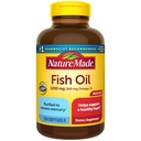 Luonto Made Fish Oil Omega 3 Lisäravinteet, 1200 mg Softgels, Omega 3 Fish Oil for Healthy Heart Support, 150 Softgels, 75 päivän tarjonta