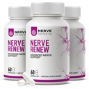 NERVE Renew Advanced Nerve Support - 300mg Vakautettu R-Alpha Lipoic Acid, B-vitamiinikompleksi, Benfotiamiini, Yrtit nopeasti toimiva tuki