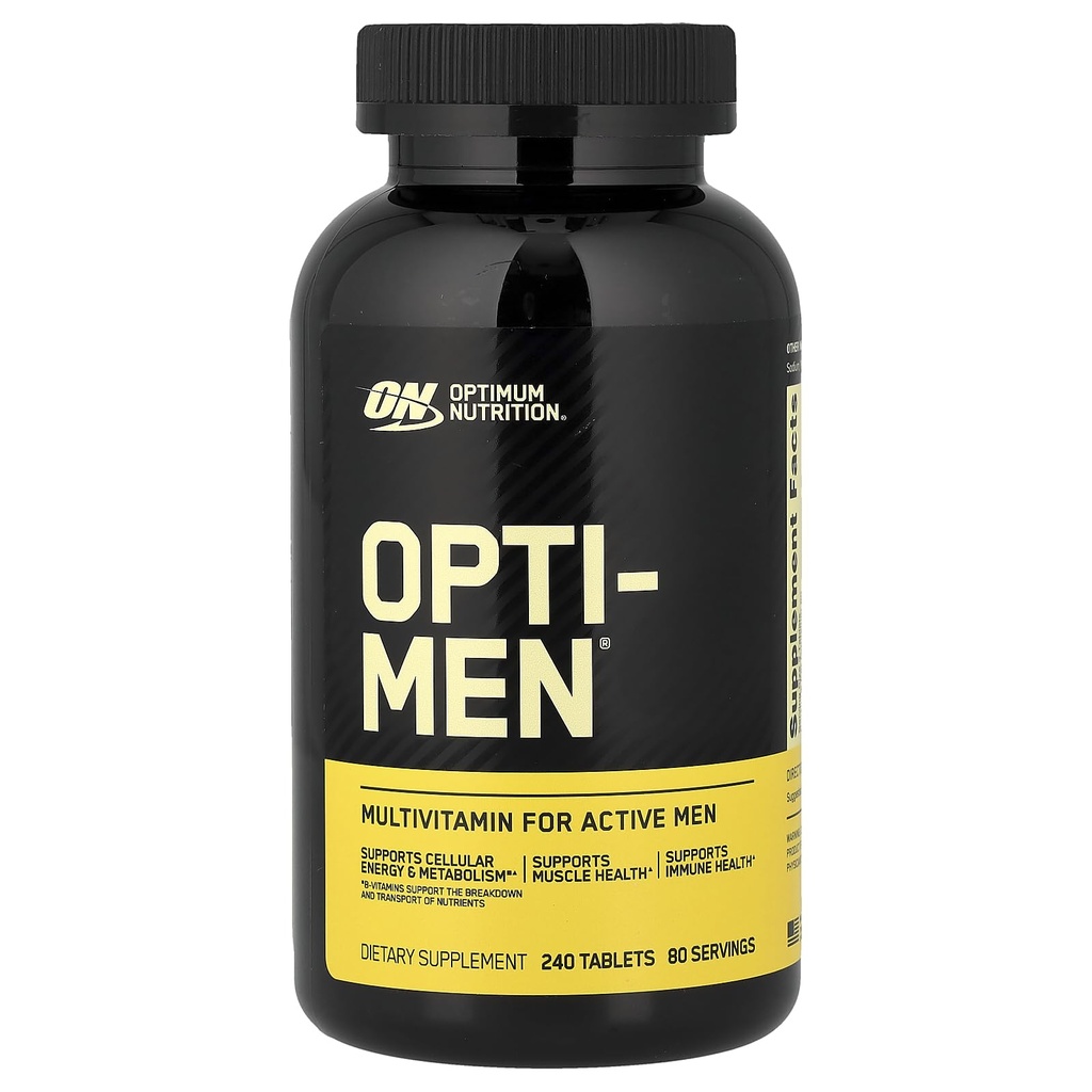 Optimum Nutrition Opti-Men Daily Multivitamiini Supplement, 240