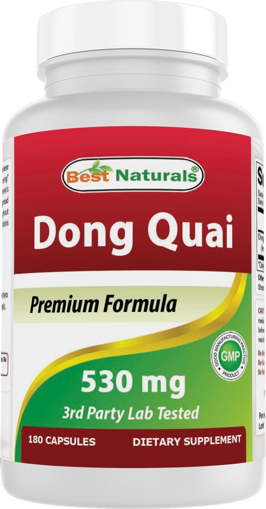 Best Naturals Dong Quai 530 mg 180 kapselia