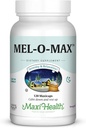 Maxi Health Mel-O- Max - Melatoniini - valerian juuri - unilääke - 120 kapselia - Kosher