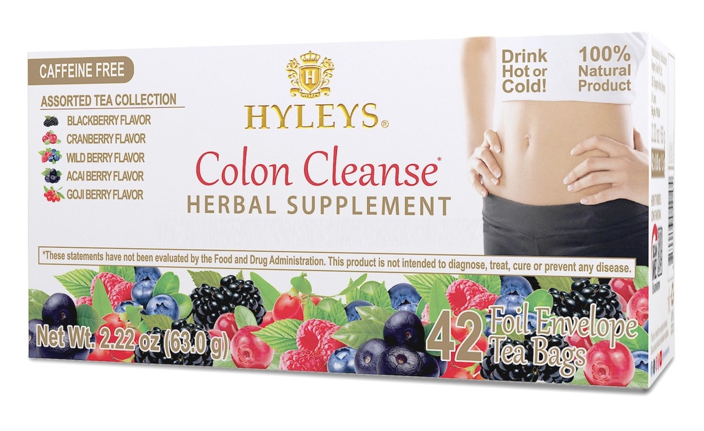 Hyleys Colon Cleanse Tea Assored Makuja - 42 Teepussia (1 pakkaus)