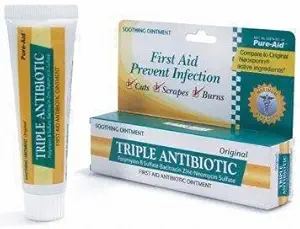 Triple Antibiootti Firs Aid Antibiootti Voide 0.33oz (2 pakkaus)