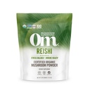 Om Mushroom Superfood Reishi Organic Mushroom Powder, 100 tarjoilua, Organic Adaptogen Powder for Stress Relief and Immuuniterveys