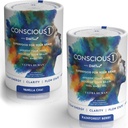 Ultra Human CONSSIOUS1 - Focus Boosting Superfood Blend Vanilla Chai & Rainforest Berry Variety Pack