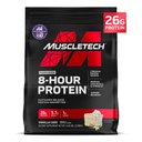 MuscleTech Platinum 8-timmars proteinpulver - 7 Premium Protein Källor med Whey & Casein Protein för ökad Lean Muscle, styrka och förbättrad återhämtning - Vanilla Cake, 50 portioner