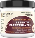 Keto Electrolyte Powder & Hydration Supplement | 1000mg Potassium & Sodium, 150mg Magnesium | No Sugar & Stevia, Sweetened med Monk Fruit Only | Natural Raspberry Lemon (30 portioner)